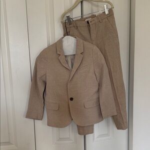 Zara Kids Tan Suit Set